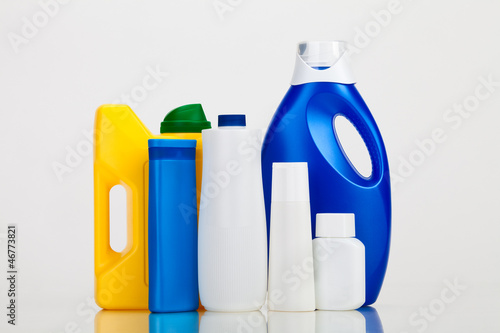 Photo: Several plastic bottles Several plastic bottles
