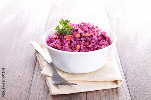 Photo: red cabbage salad red cabbage salad