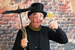 Chimney sweep new year toast