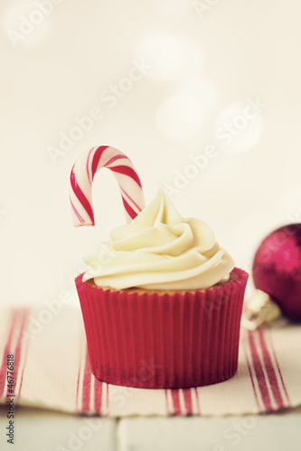 Photo: Christmas cupcake Christmas cupcake