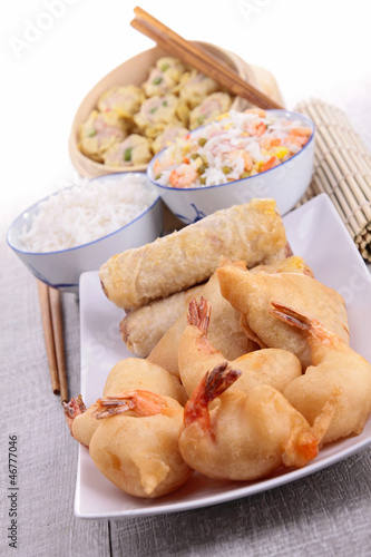 Photo: assortment of asia food assortment of asia food