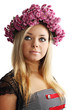 wreath of chrysanthemums