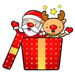Winter of Xmas Characters. Christmas Character Design Series.