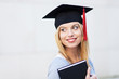 Photo: Female graduate Female graduate