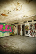abandoned building, grunge wall