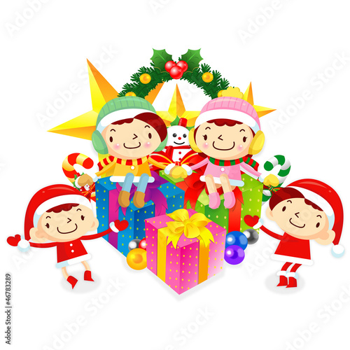 Vector: Christmas Card design utilizing dating couples Mascot. Christmas Christmas Card design utilizing dating couples Mascot. Christmas