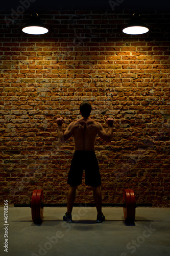Photo: Weightlifting in the Gym Weightlifting in the Gym