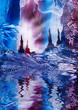 Photo: Cavern of Castles painting in wax Cavern of Castles painting in wax