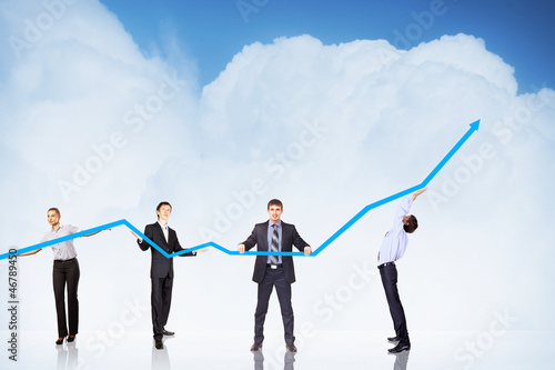 Photo: Business Growth And Success Graph Business Growth And Success Graph