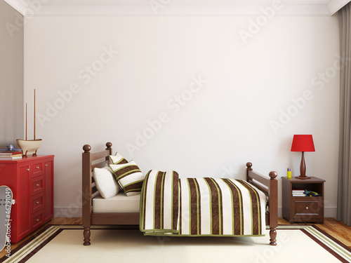 Illustration: Playroom interior. Playroom interior.