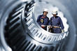 engineering and machinery, blue toning version