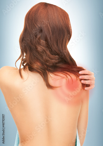 Photo: woman with backache woman with backache