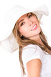 Summer woman with a hat