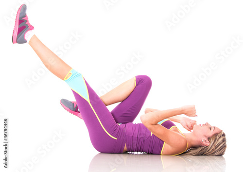 Photo: Fit woman exercising Fit woman exercising
