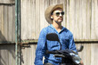 cowboy on motorbike