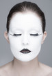 white face girl