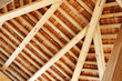 Dachstuhl aus Holz