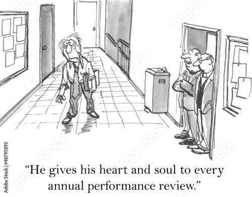 Illustration: He gives his heart and soul to review He gives his heart and soul to review