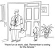 Remember to swing for the fences dad