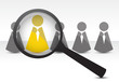 searching for talent concept