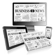 Illustration: Concept - Digital News Concept - Digital News