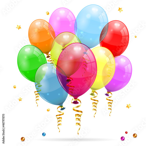 Illustration: Birthday Balloons Birthday Balloons