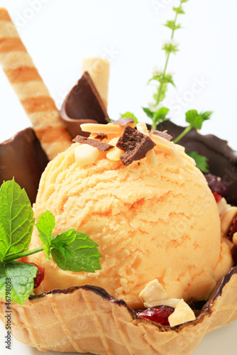 Photo: Ice cream sundae Ice cream sundae