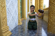 Coconut Dancer Performance in Temple