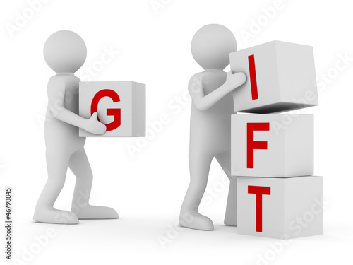 Illustration: Conceptual image teamwork on white. Isolated 3D image Conceptual image teamwork on white. Isolated 3D image