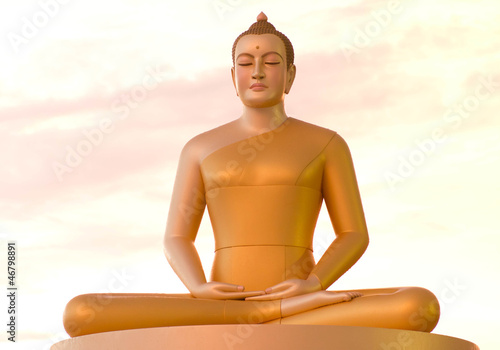 Photo: Buddha statues at the temple in Thailand Buddha statues at the temple in Thailand