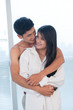 Romantic embrace