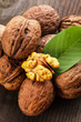 Walnuts heap