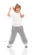 Little girl dancing