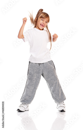 Photo: Little girl dancing Little girl dancing