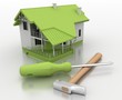 repair of the house of the concept of