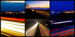 Traffic lights in the night