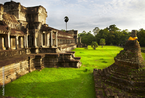 Photo: Interior of Angkor. Temple of Angkor Wat Interior of Angkor. Temple of Angkor Wat