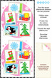 Find the differences Christmas or New Year visual puzzle