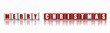 banner Merry Christmas in 3d cubes