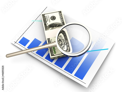 Illustration: Finanzmarkt analyse Finanzmarkt analyse