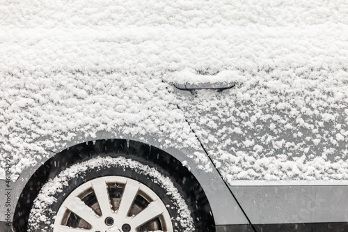 Photo: Car covered with snow Car covered with snow