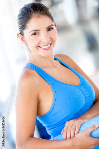 Photo: Beautiful woman at the gym Beautiful woman at the gym