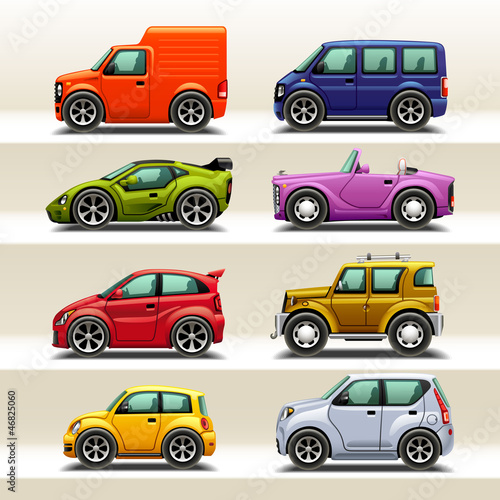 Vector: car icon set-2 car icon set-2