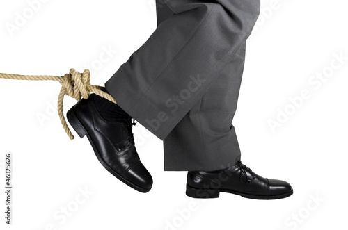 Photo: Businessman Trapped Businessman Trapped