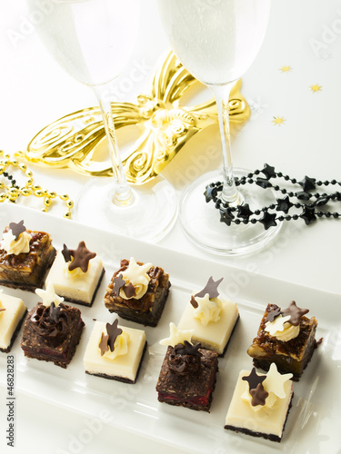 Photo: Assorted petite party pastries Assorted petite party pastries