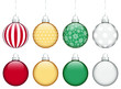 Vector: Set of Christmas Balls Set of Christmas Balls