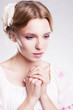 Photo: Praying sensual woman. Despair and hopelessness Praying sensual woman. Despair and hopelessness