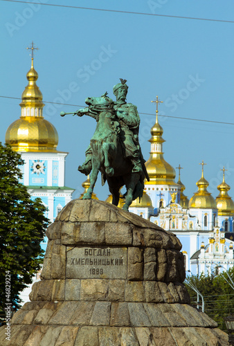 Photo: Bogdan monument in Kiev Bogdan monument in Kiev