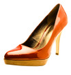 Shiny high heels