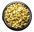Pot of gold nuggets